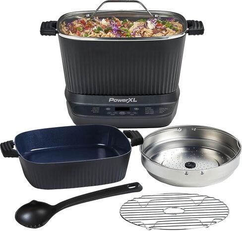 STIRMAX DELUXE 7.5QT Digital Multi-Cooker with Auto Stir | 9-in-1 multicooker with automatic stirring, sauté, sear and diamond ceramic nonstick pot. in Kuwait
