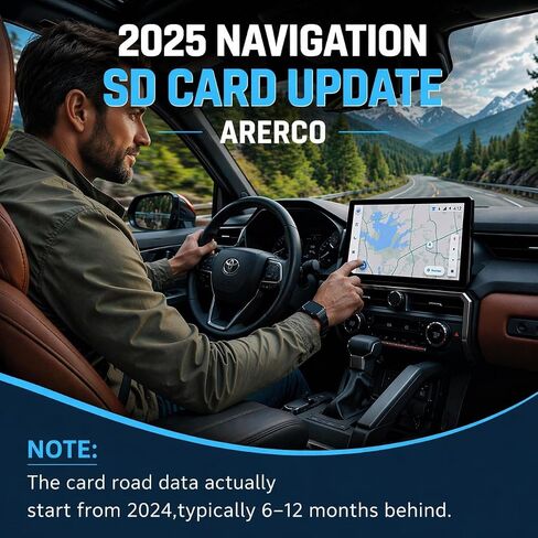 2026 Navigation SD Card Map Update for Toyota | 86271 0E077, 4Runner, Camry, Corolla, Highlander, Prius, Tacoma, Tundra, RAV4, Mirai, Venza, Sienna, Avalon GPS Map USA/CAN in Saudi Arabia