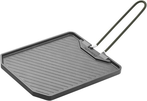 Naturehike 7.6Inch Camping Frying Pans Nonstick with Folding Handle | Portable Square Griddle Pan for Cooking, Lightweight Breakfast Skillet for Indoor & Outdoor Grill, Backpacking Hiking in Saudi Arabia