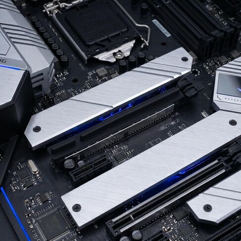 10 قطع من أغطية فتحات السيليكون من PartyKindom لأغطية فتحات Pci وGPU، سهلة التركيب والإزالة، حافظة كمبيوتر مقاومة للغبار للوحات الأم المكتبية، أسود مقاس 8.20 × 0.75 × 0.50 سم in Kuwait