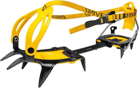 Grivel G10 LT أحزمة عريضة بعرض 10 نقاط | يزن 800 جرام فقط | معتمد من CE وUIAA | 10 نقاط فولاذية وإطار فولاذي | للمشي على الأنهار الجليدية وتسلق الجبال الكلاسيكية in Kuwait