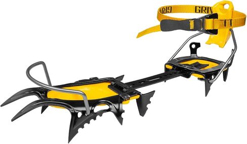 Grivel Air Tech LT 12-Point Mountaineering Crampons | Weighs Only 820g | CE & UIAA Certified | 12 Steel Points & Steel Frame | For Glacier Walking in Saudi Arabia