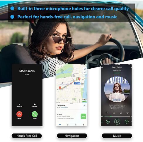 SONRU Bluetooth 5.3 Receiver, Bluetooth Audio Adapter for Speakers/Home Stereo, Low Latency, Noise Cancellation, 15-Hour Battery Life with AUX 3.5mm/RCA, Wireless Bluetooth Adapter for Old Receiver in Saudi Arabia