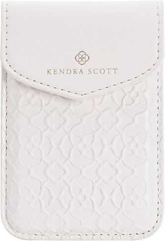 محفظة Kendra Scott Trifold MagSafe - حامل بطاقات قابل للفصل - تخريمية عاجية | محفظة هاتف مع قفل سريع - متوافقة مع هواتف وحافظات MagSafe - محفظة MagSafe لهاتف iPhone 17 Pro Max/16/15/14/Pixel 10 in Kuwait