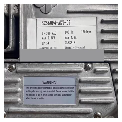 SC560F4-AKT-02 380V 100Hz 1500rpm 2.8kW 4.3A Fan in Saudi Arabia