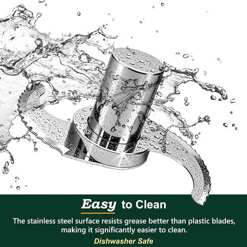 Less-Microplastic Blade for Cuisinart Food Processor, 14-Cup/DLC-001TXB-CSR | 304 Stainless Steel Shell, Crack Chip Flake & Stain Resistant, Easy Cleanup, Modular, Reliable and Durable, Serrated Edge in Kuwait