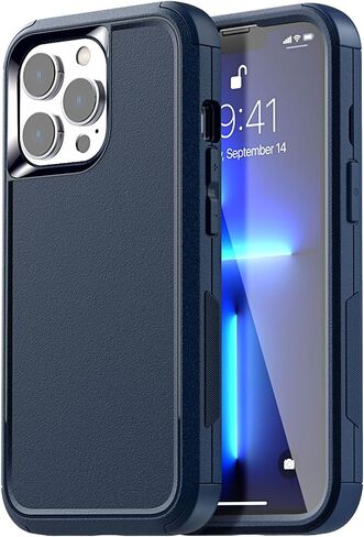 AICase for iPhone 13 Pro Max/12 Pro Max Case with Glass Protector,Heavy Duty Drop Protection Full Body Rugged Shockproof/Dust Proof Military Protective Tough for iPhone 13 Pro Max/12 Pro Max 6.7“_1 in Saudi Arabia