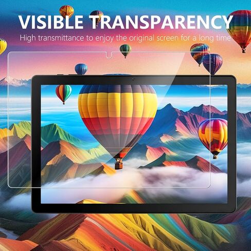 مجموعة من 3 واقيات شاشة متوافقة مع جهاز Evermyth Tablet G13 مقاس 10 بوصات Android 15، زجاج مقسى صلابة 9H HD شفاف مضاد للخدش in Kuwait