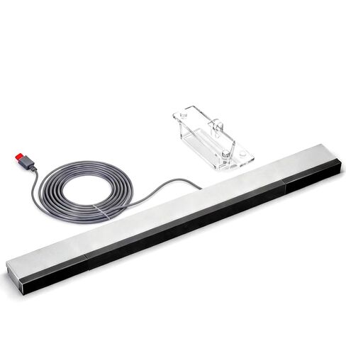 Wii Wired Sensor Bar for Wii and Wii U Console, Motion Game Accessories | Wii Motion Sensor Bar with Stand, Plug and Play, Wired Infrared Ray Sensor Bar, Wii Game Accessories in Saudi Arabia
