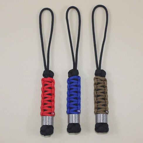 Trufas 3 Pack Knife Lanyards with Steel Beads Paracord Tactical Lanyards | for Knife EDC Tools Backpacks Keychains, Zipper Pulls, Paracord Keychain 5 INCHES in Saudi Arabia