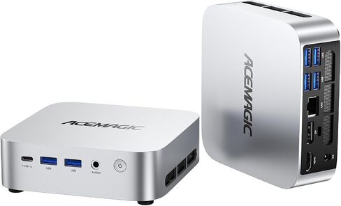 ACEMAGIC K1 Mini PC, Ryzen R2544 16GB DDR4 256GB SSD Windows 11 PRO | WiFi 5 & BT4.2, 4K Triple Display, HDMI & Type-C Ports, Compact Small Computer for Home, Office, Business & School Use in Saudi Arabia
