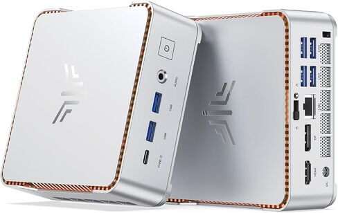 كمبيوتر كامري هايبر H2 صغير الحجم، كور i5-14500HX، ذاكرة وصول عشوائي سعتها 16 جيجابايت، محرك أقراص SSD سعة 512 جيجابايت | 14C/20T، ما يصل إلى 4.9 جيجا هرتز، PCIe 4.0 SSD، شاشة ثلاثية 4K، HDMI، DP، USB-C، Ethernet، المكتب والأعمال in Kuwait