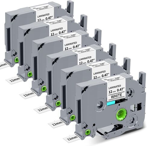 TZe-231 12mm 0.47 Laminated White for Brother P-Touch Label Tape Tz Tape in Saudi Arabia