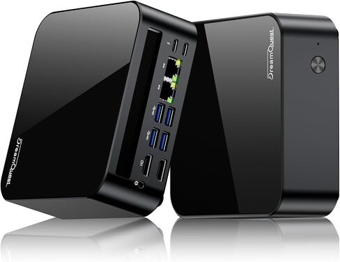 DreamQuest Mini PC Windows 11 Pro AMD Ryzen 5300U 16GB RAM 512GB SSD | Mini Desktop Computer Dual HD & Type-C output connect up to 3 monitors for seamless multitasking & high productivity in Saudi Arabia