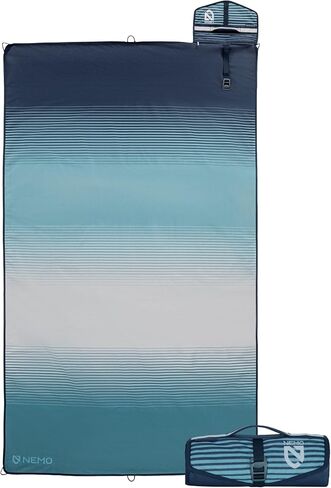 NEMO Equipment Victory Blanket - Arctic Stripe - X-Large | Waterproof, Durable, Packable, Tent Patio, Picnic, Beach, Bottle Opener in Saudi Arabia