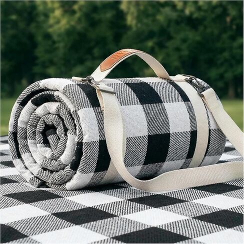 RYCHIC Waterproof Beach Blanket Picnic Outdoor Mat Extra Large Women Men Family Summer Vacation Essentials Lake Day Must Haves Travel Accessories Supplies Camp Gear Necessities Items Gadget Gift in Kuwait