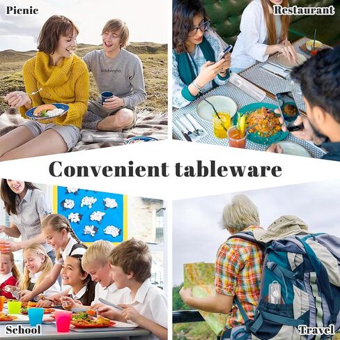 Travel Utensils with Case Stainless Steel Knife Fork Spoon Set | Reusable Cutlery, for Lunch Box, Portable Silverware Kit, Silver in Saudi Arabia