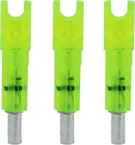 Lumenok Crossbow Nocks Parker Red Hot Green 3 Pack .300 ID in Saudi Arabia