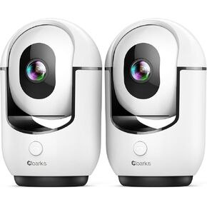 Cloarks 2K Pan/Tilt Security Camera, WiFi Indoor Cameras for Home Security with AI Motion Detection, Pet/Dog/Baby Camera with Phone App, 2-Way Audio, 24/7, Siren, TF/Cloud Storage，Black in Kuwait
