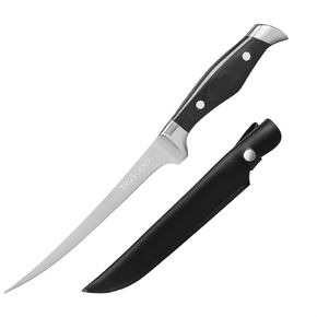 TRUSCEND Boning Knife with Protective Sheath, Razor Sharp Stainless Steel Chef Knives for Boning Filleting Trimming Skinning, Kitchen Cutlery with Ergonomic Anti-slip Handle in Saudi Arabia