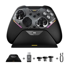 BIGBIG WON Fight Master Leverless Controller for Switch 2/Switch/PC/iOS/Android, All-Button Hitbox Arcade Stick with Bluetooth/2.4G/Wired, Hot-Swappable Fast-Trigger Mechanical Switches, RGB Fight Stick in Saudi Arabia