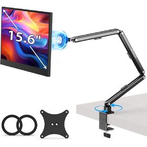 حامل شاشة محمول مغناطيسي من Urmust، VESA وحامل iPad مغناطيسي 2 في 1 L | حامل iPad للسرير، قاعدة تثبيت للكمبيوتر اللوحي بقاعدة دوارة 360 درجة، لأجهزة iPad Pro وGalaxy Tab والمكتب المنزلي بشاشة محمولة in Kuwait