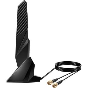 External WiFi 7 WiFi 6E Tri-Band Antenna with RP-SMA Connector, for ASUS, Gigabyte Aorus Gaming Motherboard, PCIe Card in Saudi Arabia