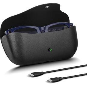 Portable AI Glasses Charging Case Compatible with Rai-Ben Meeta Gen1/Gen2 in Saudi Arabia