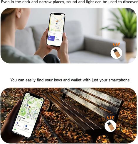 MergeCard, Works with Apple Find My (iOS) & Google Find Hub (Android),– for Wallet & Passport Rechargeable Wireless Charging, IPX68 Waterproof, Thin Tracker Card (1 Pack) in Saudi Arabia
