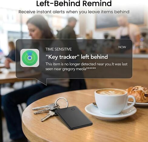 MFi Certified Wallet Tracker Card Compatible with Apple Find My Air Tag iOS | Slim Bluetooth Tracker Card For Wallets Passports Luggage With Rechargeable Battery Waterproof No Subscription Item Locator in Saudi Arabia