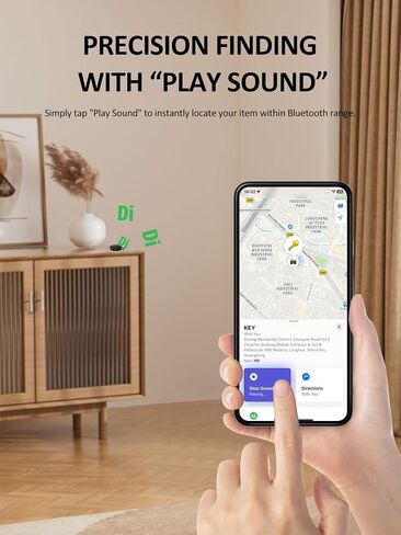 Tracker Tags for Android & iOS, Smart Tag for Luggage, Wallet, Keys | Key Finder Tracking Device, Both Works with Apple Find My & Google's Find Hub - 2 Pack in Saudi Arabia