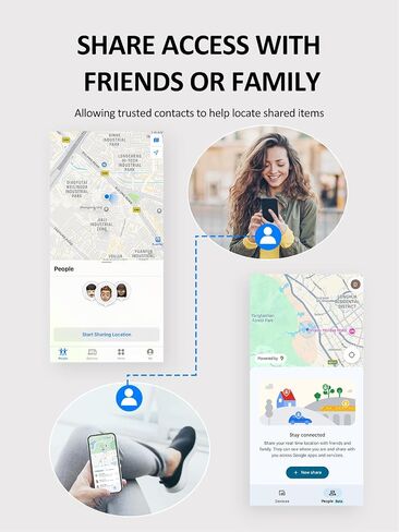 Tracker Tags for Android & iOS, Smart Tag for Luggage, Wallet, Keys | Key Finder Tracking Device, Both Works with Apple Find My & Google's Find Hub - 2 Pack in Saudi Arabia