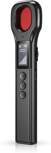 Hidden Camera Detectors, 7-in-1 Anti Spy Bug Detector with HD LED Screen, Portable RF Signal Scanner & GPS Tracker Detector for Hotel, Car and Travel Security, Black in Saudi Arabia