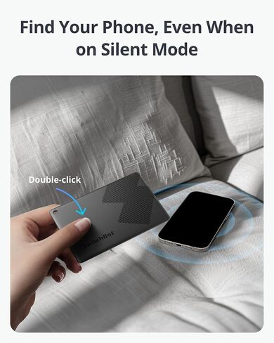 SwitchBot Slim Wallet Tracker Card (2.5mm) – Works with Apple Find My (iOS Only), Credit Card Finder for Wallet, Phone & Keys, IP67 Waterproof, Up to 3-Year Battery in Saudi Arabia
