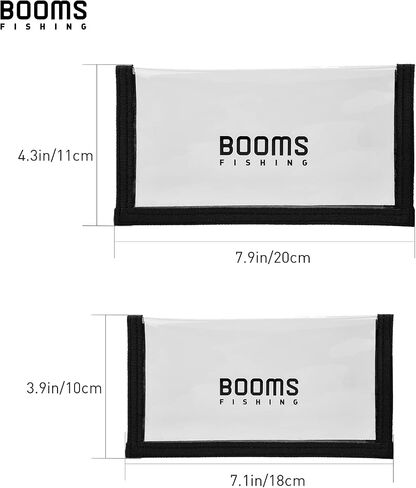 Booms Fishing LW1 يلتف طعم الصيد، أغطية خطاف PVC شفافة متينة، انظر السحر بسهولة، حامي طعم المياه المالحة، منظم خطاف الصيد، حافظ على خطاف الصيد، متوفر في حجمين، عبوتين أو 4 عبوات in Kuwait