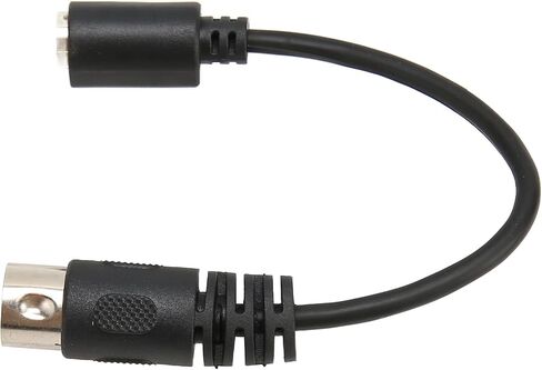 Fabater DIN 5 Pin to Mini DIN 6 Pin Keyboard Mouse Adapter Cable | PS2 Keyboard Mouse Converter Cord, PVC Material, Plug and Play, for PC and Retro Devices in Saudi Arabia