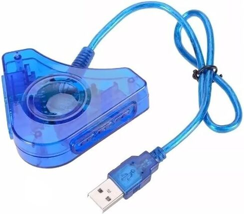 PS2 to PC Converter Plug and Play Cable for 2 Joysticks, Easy in Saudi Arabia