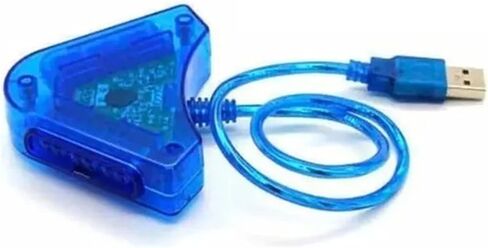 PS2 to PC Converter Plug and Play Cable for 2 Joysticks, Easy in Saudi Arabia
