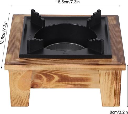 Alcohol Stove，Wood Stove，Wood Burner，Japanese Portable Stove, Suitable for Outdoor Picnicking, Making Soup, Hotpot, Grilling Meat, Boiling Water in Kuwait