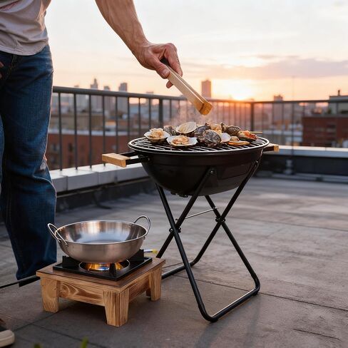 Alcohol Stove，Wood Stove，Wood Burner，Japanese Portable Stove, Suitable for Outdoor Picnicking, Making Soup, Hotpot, Grilling Meat, Boiling Water in Kuwait