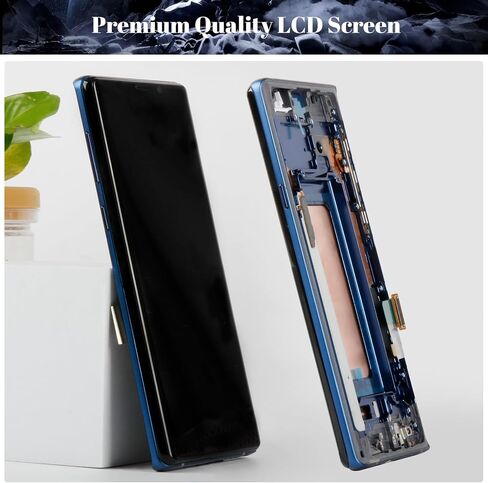 TFT for Samsung Note 9 Screen Replacement for Samsung Galaxy Note 9 LCD Digitizer for Samsung SM-N960 Touch Screen Display Assembly Repair Kits (with Frame) (Blue) in Saudi Arabia