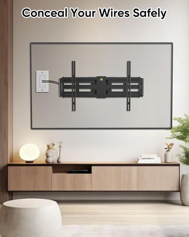 FORGING MOUNT Flexible Rubber Wall Grommet Insert with Decorator Wall Plate, Ideal Cable Pass Through for Wall Mounted TVs & Low-Voltage Cables, Size 1-Gang 4.50" x 2.75", White, 2 Pack in Saudi Arabia