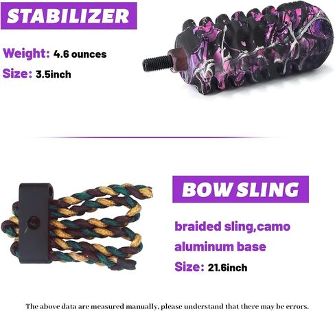 Upgrade Archery Compound Bow Accessories kit 5-pin Bow Sight and Stabilizer | Bow Arrow Rest, Braided Bow Sling, Peep Sight, D-Loop in Saudi Arabia