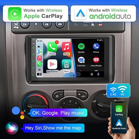 Car Radio Stereo for 2003 2004 2005 2006 Chevy Silverado Tahoe GMC Sierra Yukon Tahoe Impala8(Without Bose System)，7 Inch Touchscreen with Wireless Apple CarPlay & Android Auto/GPS/SWC/FM Radio Linux in Saudi Arabia