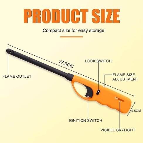 Butane Lighter, 4pcs Refillable Lighter for BBQ Candle(No Fuel Inside) in Saudi Arabia
