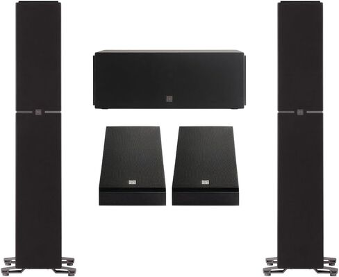 Definitive Technology Dymension 5.1 Channel Surround Sound System - Bundle with (2) DM40 Towers, (1) DM20 Center Channel, (2) DM95 Rear Speakers, and (1) DN8 Subwoofer in Kuwait