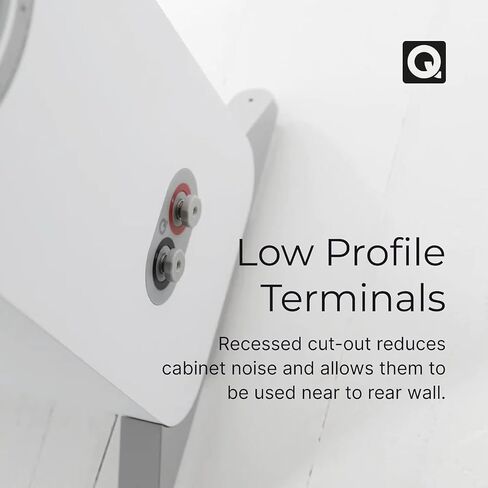 Q Acoustics 3050i Floorstanding Tower Speaker Walnut (Single Unit) – HiFi Home Stereo Audio Speakers, Dual 165mm Woofers & 22mm Tweeter, P2P Bracing, HPE Resonance Control (Order 2 for Pair) in Saudi Arabia