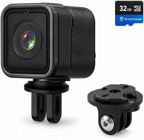 TIROL SUPPLIES Ultra Light Action Camera | 170° Wide Angle FHD 1080P | Handlebar, Helmet, Bicycle, Outdoor Sports | USB Rechargeable & Portable Bike Camera in Kuwait