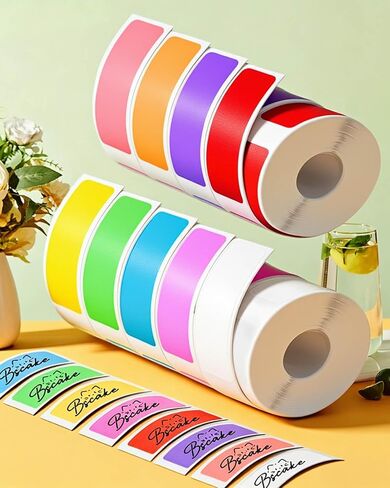 D30 Label Tape Print Master Labels Refill for Phomemo 0.47x1.57 1920ct BPA Free in Saudi Arabia