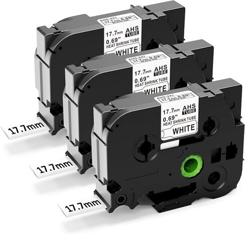 TZe-FX231 Flexible-ID Label Tape Compatible with Brother P Touch 12mm 0.47" | Cable/Wire Label Maker Tape Refill, Work with PTD210 PT-D220 PTH110 Printer, 1/2 in x 26.2 ft, 3-pack in Saudi Arabia